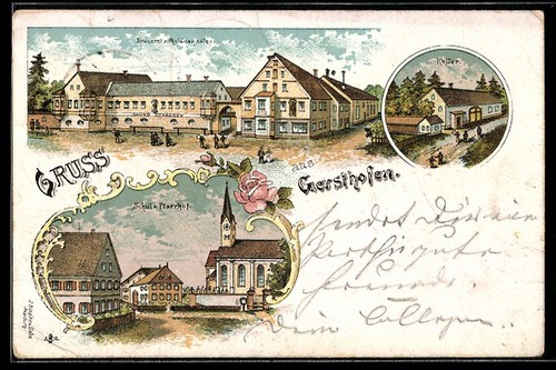 Litografia gersthofen - litografia,