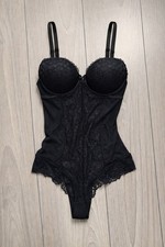 Body H&M pizzo nero push up