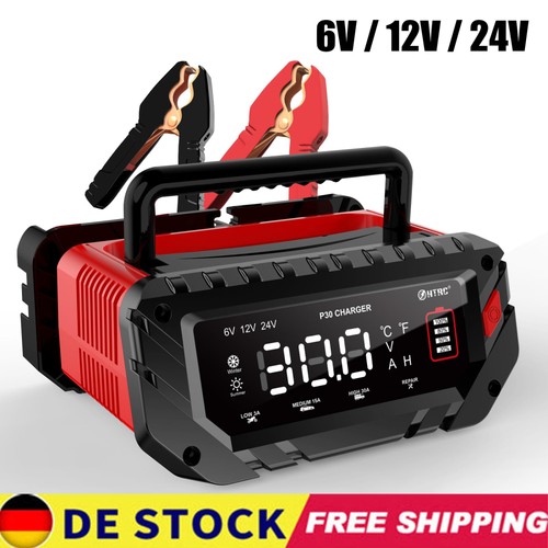 Caricabatteria auto 12v - auto, 6v/12v/24v