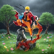 Statua in PVC modello action figure Naruto Uzumaki Naruto Uchiha Sasuke 27 cm Naruto Anime Figure De