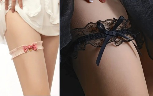 Cintura elastica con fiocco - , in