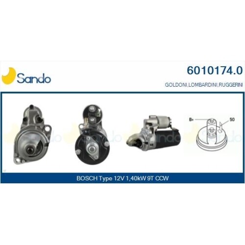 Motorino avviamento sando - avviamento,