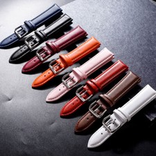 Cinturini Per Orologi In Vera Pelle 12/14/16/18/19/20/21/22/24Mm Accesso All' ☆