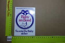 Vecchio adesivo BABY a BORDO