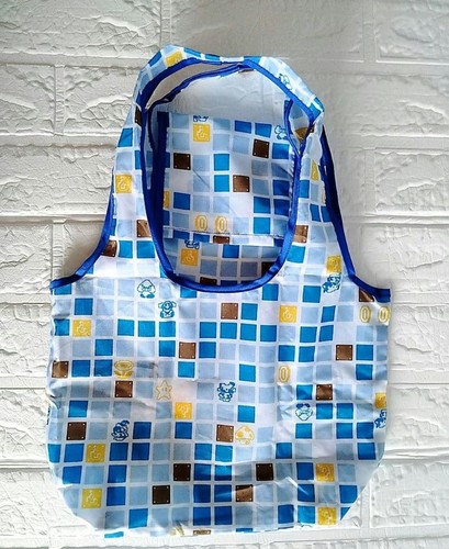 Super mario eco bag pieghevole - super,