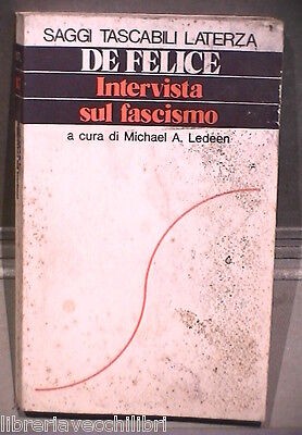 Intervista sul fascismo - intervista,