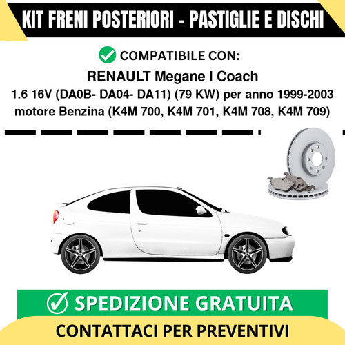 Kit freni posteriori - freni,