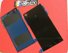 COVER POSTERIORE NERO per SONY XPERIA Z1 VETRO BATTERIA C6903 L39H RETRO BLACK