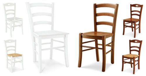 Sedia legno stile classico