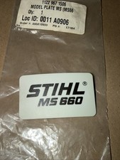 Piastra modello motosega Stihl