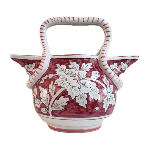 Vaso cesto doppio beccuccio