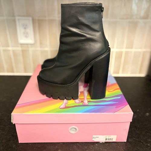 Jeffrey campbell black leather - campbell,