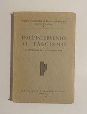 Dall´intervento al fascismo