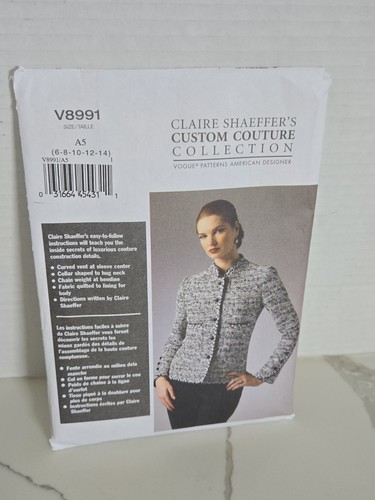 Vogue v8991 designer - v8991, claire