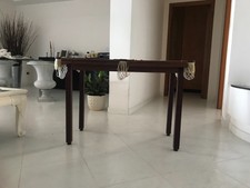 Importante lampadario di vetro e cristallo