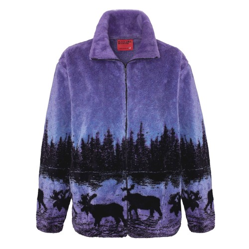Giacca pile ultra peluche - pile, alce