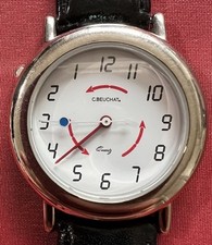 OROLOGIO ANTIORARIO C. BEUCHAT QUARTZ MADE IN FRANCE PERFETTAMENTE FUNZIONANTE