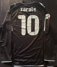 Mauro Zarate 10 Match Worn Issue Lazio third longsleeves 2008-09 vs Sampdoria