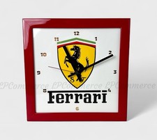 Orologio da parete Ferrari mattonella ceramica piastrella vintage muro anni 90