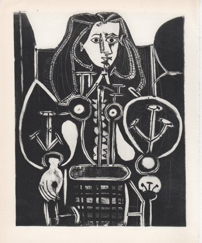Pablo picasso femme au - pablo,