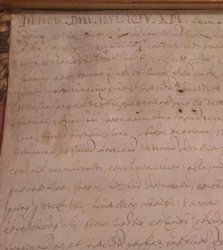 Antico manoscritto - , su