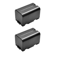 2x batteria 1800mAh per Panasonic NV-MX500EG NV-MX1000 NV-MX2000 NV-MX2500 NV-MX3000