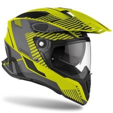 Casco Airoh Commander Boost grey yellow Yamaha Mt-07 Tracer 700 900 Mt-09 