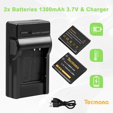 2x Batteria 1300mAh LI-50B +