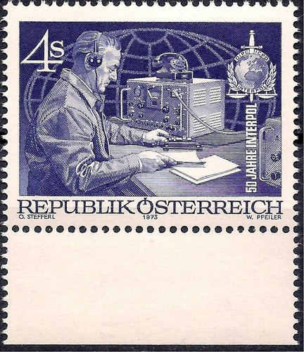 Austria 1973 interpol - austria, polizia