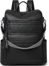 Zaino per laptop in pelle