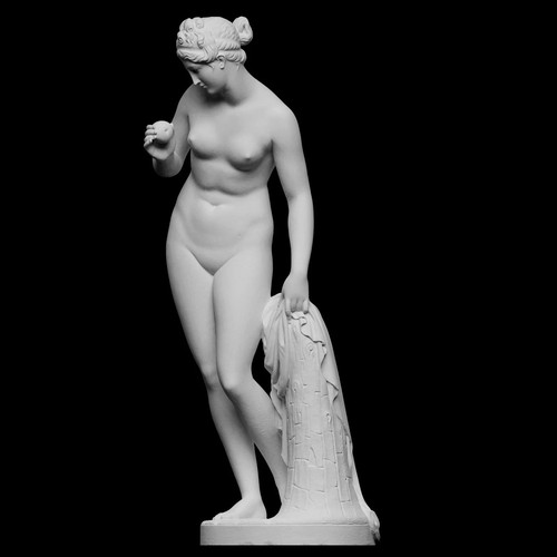 Statua venere con mela arte - con,
