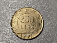 Italia 200 lire 1991 circolata