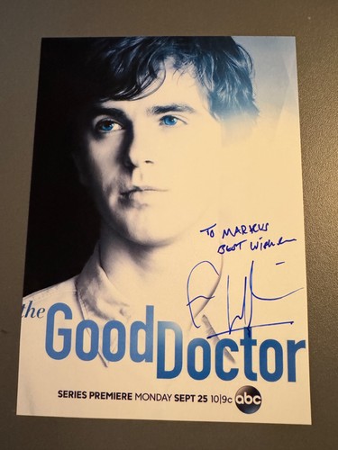 Freddie highmore autografo - freddie,