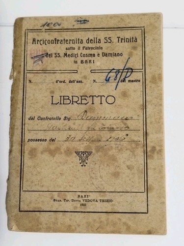 Libretto arciconfraternita - libretto,