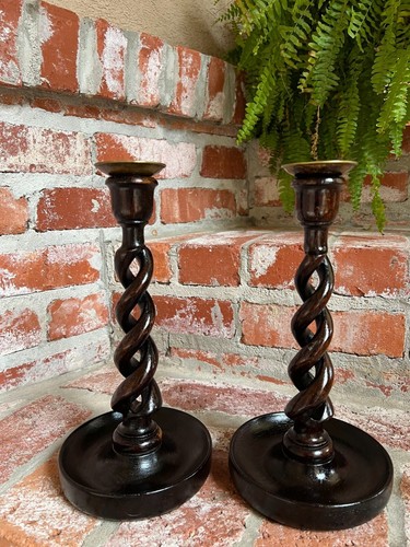 Coppia set antichi candelabri - set,