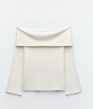 MAGLIONE ZARA DONNA BIANCO