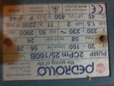 ELETTROPOMPA PEDROLLO 2CP25/160b, Monofase, Completa di Press control