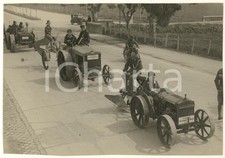 1932 ROMA Scuola Meccanica Agraria - Avanguardisti su trattori BALILLA *Foto