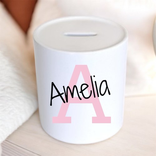 Personalised money box piggy - personalised,
