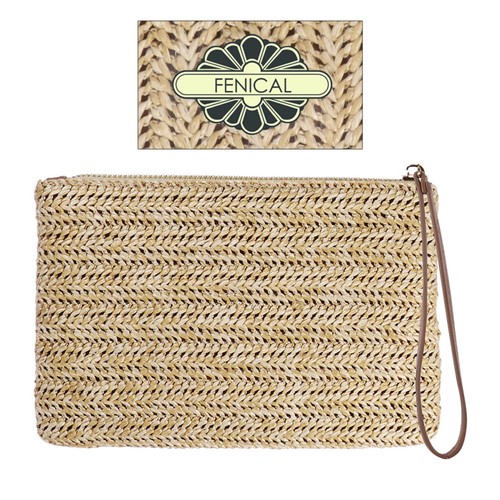Pochette polso borsa paglia - da,
