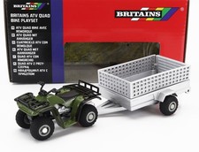 1/32 BRITAINS - YAMAHA - QUAD 4X4 WITH TRAILER 2009 43358