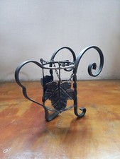 PORTA LUME IN FERRO BATTUTO