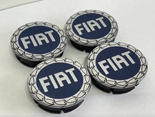 4 TAPPI COPRIMOZZO FIAT 49 mm CERCHI BORCHIE TIPO PUNTO PANDA 500 IDEA MULTIPLA