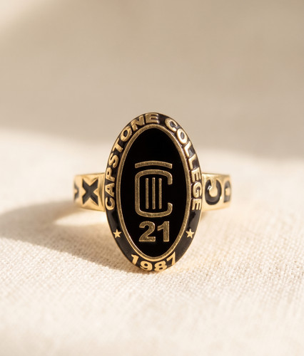 Anello smaltato classe - anello,