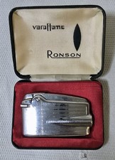 Accendino vintage Ronson Adonis, anni '60 con scatola originale.