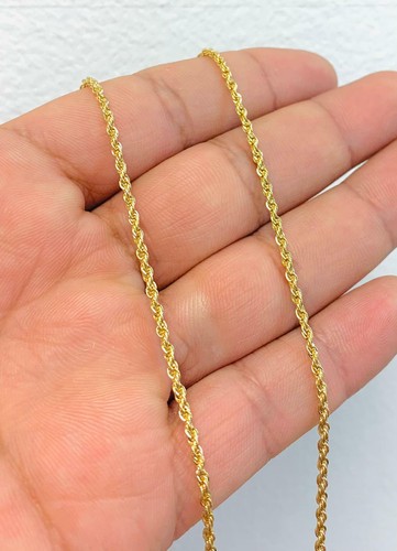 Collana catena corda piena - , oro