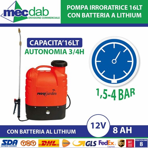 Pompa irroratrice zaino 16 - a,
