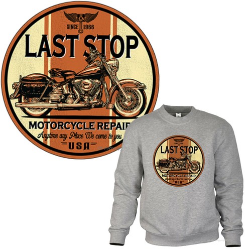 Felpa biker moto - , classica