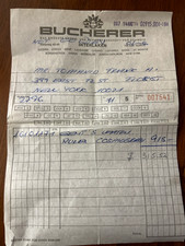 FATTURA ROLEX VINTAGE EPOCA 1974 DAYTONA