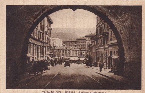 Cartolina trieste galleria - cartolina,